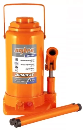 Домкрат бутылочный 32т подъем 285-465 мм OHT132 Ombra купить в Новом Уренгое