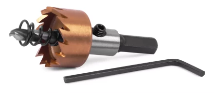 HSS-TiN коронка MESSER  21мм с центр. сверлом и толкающей пружиной для  лист. материала  до 2 мм ц/х купить в Новом Уренгое