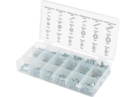 Набор винтов гаек шайб 420 предметов СИБРТЕХ 47617 купить в Новом Уренгое