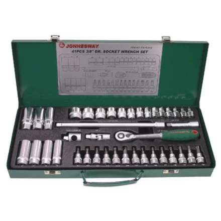 Набор головок торцевых 3/8&quot;DR 6-24мм 41предметов S04Н3141S Jonnesway 47203 купить в Новом Уренгое