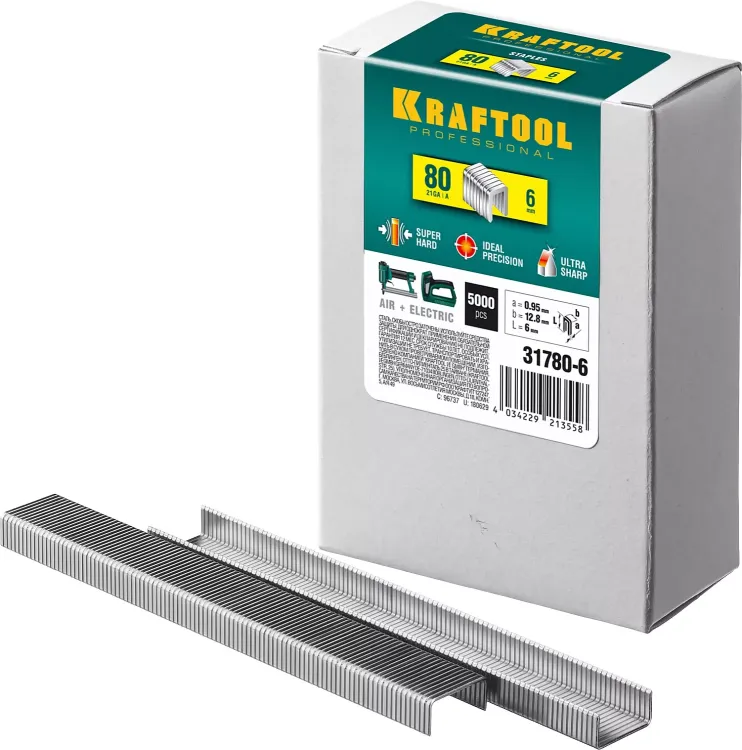 Скобы тип 21GA (80 / Pr A / Senco AT) 5000 шт 31780-6 купить в Новом Уренгое