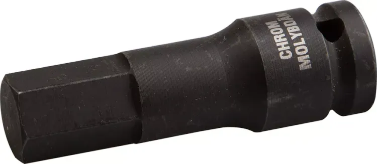 Торцовая головка KRAFTOOL "INDUSTRIE QUALITAT" ударная (1/2"), HEX, Cr-Mo, фосфатированная, H14 27950-14_z01 купить в Новом Уренгое