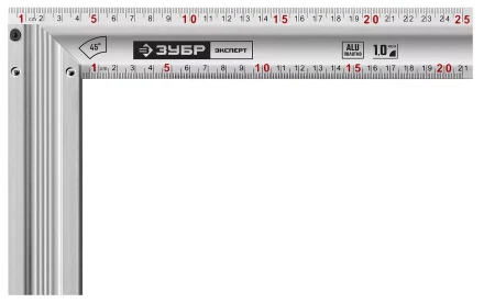 ЗУБР 250 мм, жесткий столярный угольник, Профессионал (34392-25) купить в Новом Уренгое
