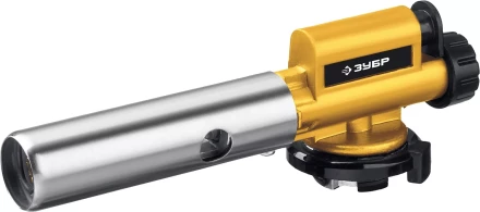 ЗУБР ГПМ-800, 1300°C, цельнометаллическая, газовая горелка с пьезоподжигом на баллон с цанговым соединением, Профессионал (55550) купить в Новом Уренгое