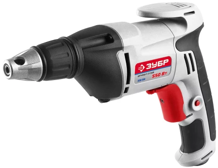 Шуруповерт ЗУБР сетевой,макс. диаметр крепежа 6мм,магнитный держатель,ремешок,0-4500об/мин,патрон HEX 1/4&quot;,550Вт ЗСШ-550 купить в Новом Уренгое