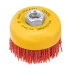 Щетка для УШМ, 75 мм, Чашка, нейлоновая щетина, М14, Denzel 74465 купить в Новом Уренгое