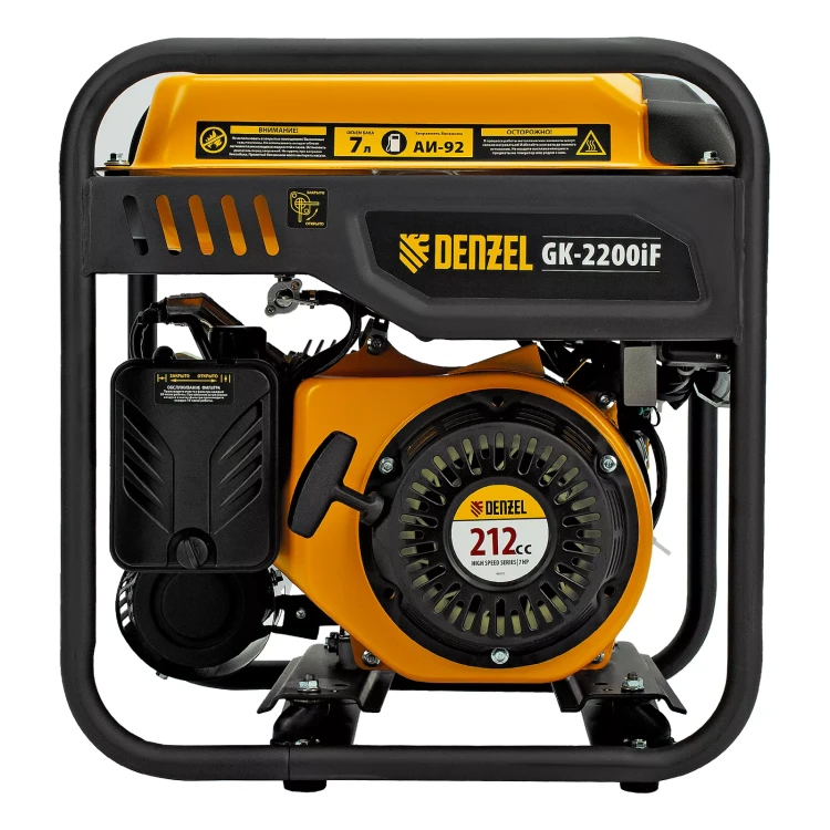 Генератор инверторный DENZEL GK-2200iF, 2,2 кВт, 230 В, ручной старт купить в Новом Уренгое