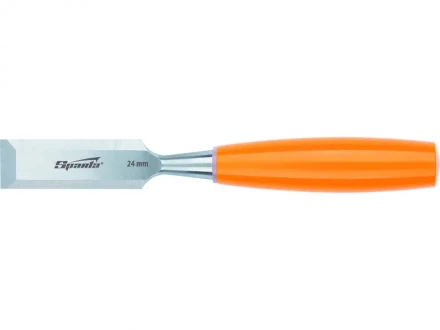 Стамеска 24 мм плоская пластмассовая рукоятка SPARTA 244255 купить в Новом Уренгое
