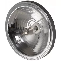 Лампа галогенная СВЕТОЗАР алюм. отражатель, угол 8гр, цоколь G53, диаметр 111мм, 50Вт, 12В SV-44745-08