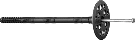 Дюбель ЗУБР &quot;МАСТЕР&quot; для изоляционных материалов полипропиленовый, металлический стержень, 10 x 180 мм, 50 шт 4-301525-10-180_z01 купить в Новом Уренгое