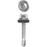 Саморезы ЗУБР "ПРОФЕССИОНАЛ" оцинков., для крепл. кров. матер. к металл. констр., 6.3х38мм, 1000шт 4-300310-63-038 купить в Новом Уренгое