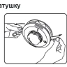 Катушка триммерная  полуавтоматическа легкая заправка лески, гайка M10x1.25 левая резьба винт M10-M10 левая резьба алюминиевая кнопка  DENZEL 96322 купить в Новом Уренгое