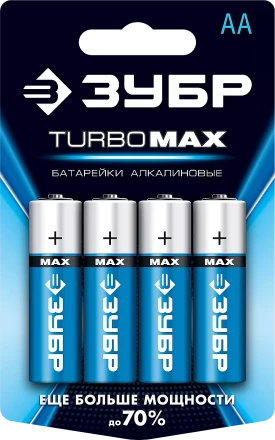 Батарейки TURBO MAX алкалиновые AA 15В серия Без серии купить в Новом Уренгое