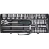 Набор торцовых головок KRAFTOOL &quot;INDUSTRIE QUALITAT&quot; (1/2&quot;) универсальный, Cr-V, металлический кейс, 28 предметов 27892-H28_z01 купить в Новом Уренгое