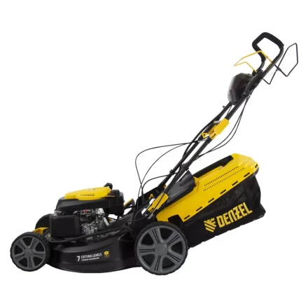 Газонокосилка бензиновая GLD-520SP-VE, 196 см3, ширина 52 см, привод, вариатор, электрический старт, 60 л Denzel 58806 купить в Новом Уренгое