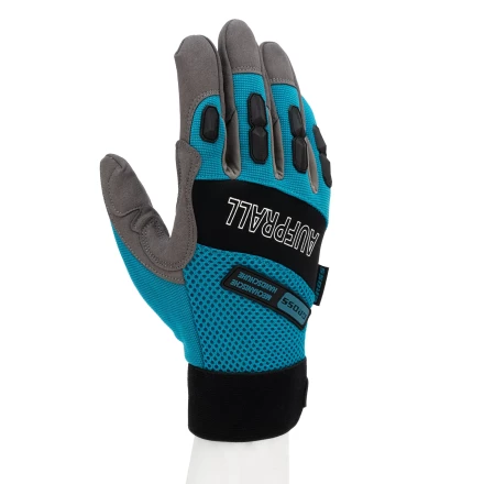 Перчатки универсальные комбинированные, с защитными накладками, STYLISH, размер M (8)// Gross 90318 купить в Новом Уренгое