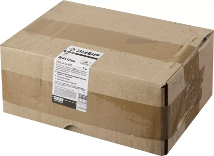 Винт ЗУБР &quot;МАСТЕР&quot; DIN 965, класс прочности 4.8, оцинкованный, M4x12мм, 5кг 303110-04-012 купить в Новом Уренгое