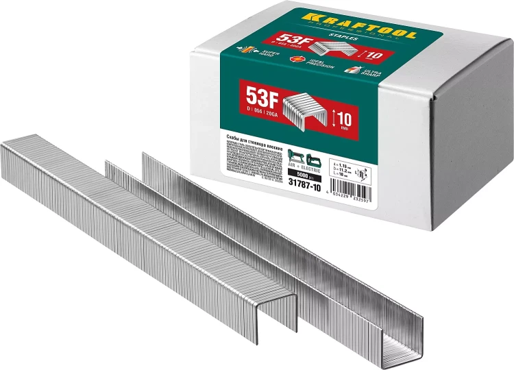 Скобы тип 20GA (53F / D / 056) 5000 шт 31787-10 купить в Новом Уренгое