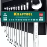 Наборы ключей комбинированных KRAFTOOL, Cr-V, DIN 3110, на пластиковой подвеске 27079-H12C купить в Новом Уренгое
