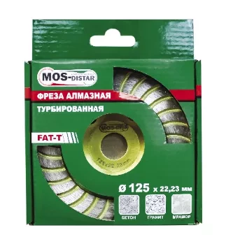 Фреза алмазная торцевая турбированная 125*4.5*22.23 купить в Новом Уренгое