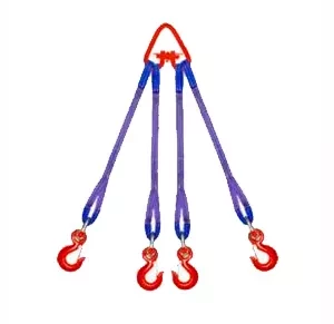 Строп текстильный четырехветвевой 4СТ 2.5 т L=8 м  SF6 30 мм Звено РТ-3 купить в Новом Уренгое
