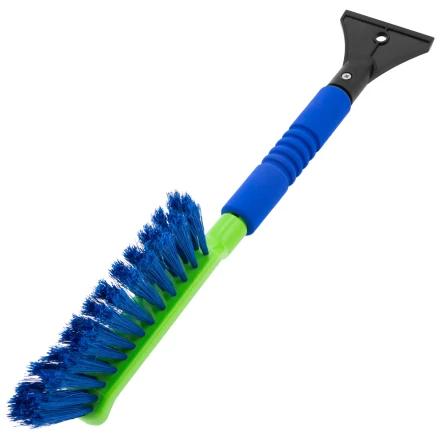 Щетка-сметка для снега со скребком, мягкая рукоятка, 425 мм Сибртех 55315 купить в Новом Уренгое