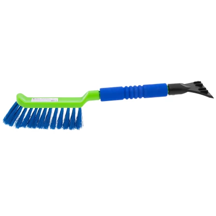 Щетка-сметка для снега со скребком, мягкая рукоятка, 425 мм Сибртех 55315 купить в Новом Уренгое