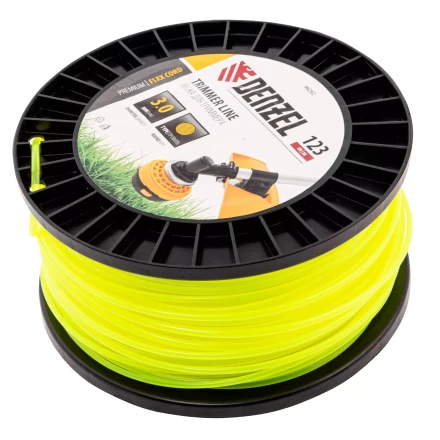 Леска для триммера круглая Denzel, 3,0мм х 123м, на DIN катушке FLEX CORD, 96282 купить в Новом Уренгое