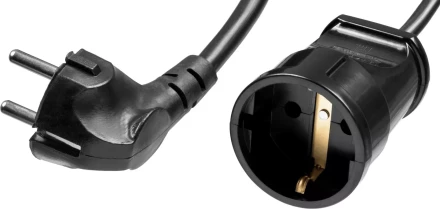 Удлинитель-шнур &quot;ПВС 307-Ш&quot;, 20 м, 2500 Вт, 1 гнездо, ПВС 3х0,75 мм2, ЗУБР 55022-20 купить в Новом Уренгое