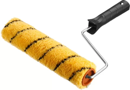 Валик малярный ЗУБР &quot;ОПТИМА -ДУАЛОН&quot;, все виды ЛКМ, идеален для ЛКМ на масляной основе, для ровных поверхностей, полиэстр, ворс 12 мм, бюгель 6 мм, 40х240мм 03518-24 купить в Новом Уренгое