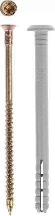 Дюбель-гвоздь ЗУБР &quot;МАСТЕР&quot; полипропиленовый, грибовидный бортик, 6 x 80 мм, 70 шт 4-301355-06-080 купить в Новом Уренгое