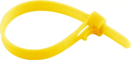 Хомуты универсальные многоразового использования пластиковые 200 х 7,2мм 50 шт  СИБРТЕХ 45575 купить в Новом Уренгое