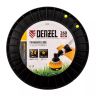 Леска для триммера звезда Denzel, 2,4мм х 260м, на DIN катушке FLEX CORD, 96286 купить в Новом Уренгое