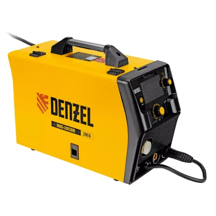 Аппарат инвертор. полуавтомат. cварки Denzel IMIG-205SDR, 200 А, ПВ 60%, катушка 5 кг купить в Новом Уренгое