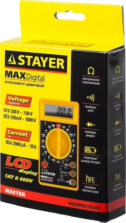 Мультиметр STAYER &quot;MASTER&quot; MAXDigital цифровой 45306 купить в Новом Уренгое