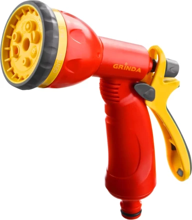 Распылитель GRINDA поливочный пластиковый, тип пистолетный, 8 позиционный 8-427370_z02 купить в Новом Уренгое