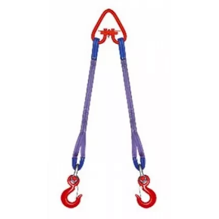 Строп текстильный двухветвевой 2СТ 10 т L=7 м SF7 240 мм Звено РТ-3 купить в Новом Уренгое
