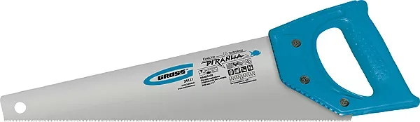 Ножовка для работы с ламинатом "PIRANHA",360 мм,15-16 TPI,зуб-2D,каленый зуб,пласт.рук-ка GROSS 24121 купить в Новом Уренгое