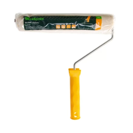 Валик &quot;Лаки&quot;, 250 мм, ворс 5 мм, D - 36 мм, D ручки - 6 мм, велюр Сибртех 80243 купить в Новом Уренгое