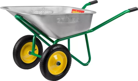 Тачка GRINDA строительная двухколесная, 110 литров 422394 купить в Новом Уренгое