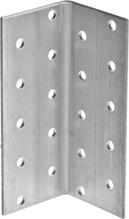 Крепежный угол ЗУБР &quot;МАСТЕР&quot; равносторонний, 100х40х40мм, 20шт 310205-100-040 купить в Новом Уренгое