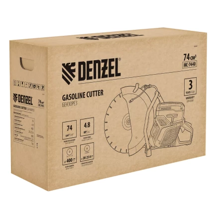Бензорез DENZEL МС-7440, 74 см3, диаметр диска 400 мм купить в Новом Уренгое