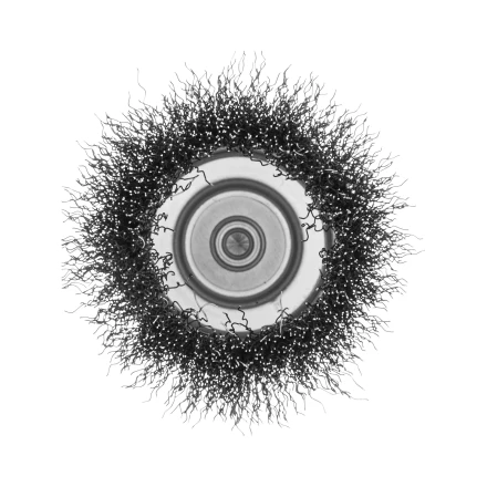 Щетка для дрели Denzel, 75 мм, Чашка, со шпилькой, нержавеющая витая проволока, 744773 купить в Новом Уренгое