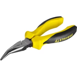 Тонкогубцы STAYER "PROTech" изогнутые, эксцентриковое расположение шарнира, 160мм 22027-4-16_z02