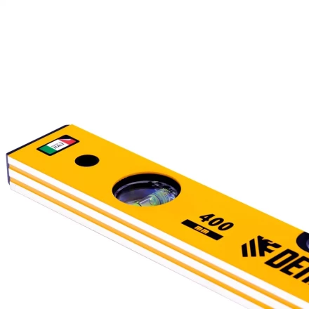 Уровень алюминиевый, 400 мм, фрезерованный, 3 глазка Denzel 33680 купить в Новом Уренгое