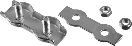 Зажимы троса двойные пакет серия МАСТЕР купить в Новом Уренгое