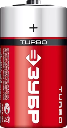 Батарейки TURBO алкалиновые D 1.5В серия Без серии купить в Новом Уренгое