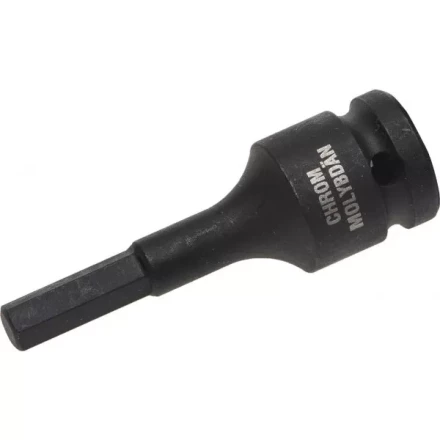 Торцовая головка KRAFTOOL &quot;INDUSTRIE QUALITAT&quot; ударная (1/2&quot;), HEX, Cr-Mo, фосфатированная, H8 27950-08_z01 купить в Новом Уренгое