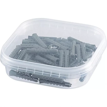 Дюбель 6х25 &quot;Еж&quot; распорный полипропиленовый 2000 шт Сибртех 46020 купить в Новом Уренгое