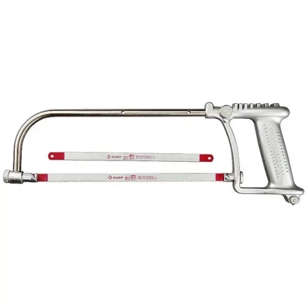 Набор ЗУБР Ножовка &quot;СОЮЗ&quot; многоф. 3-в-1: по металлу, кафелю, стеклу, приспособ. для отлома, в компл 2 полотна по металлу 4-15727 купить в Новом Уренгое